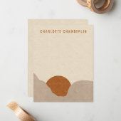 Bohoノートカパーソナライズされたード ノートカード (正面/裏面インサイチュ)