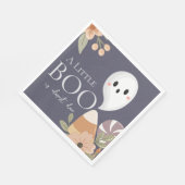 Bohoハロウィーン赤ちゃんシャワー小さなブー – かわいい幽霊 スタンダードランチョンナプキン (角)