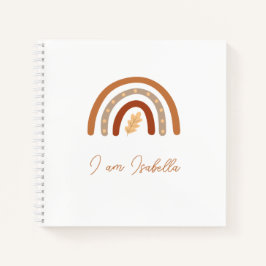 Bohoハート&リーフレインボーキッズ「I am」ノートブック ノートブック