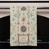 Bohoハーブのカスタマイズ キッチンタオル