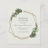 Bohoバジェットスペインのウェディング日付の保存 (正面)