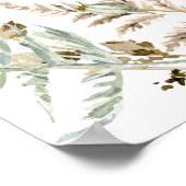 Bohoバタフライシャワー座席表 ポスター (角)