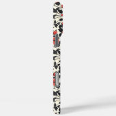 BohoバラのIphoneケースのパーソナライズ可能な名前10代の Case-Mate iPhoneケース (裏面 / 右)