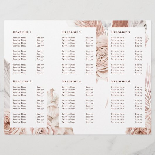 Bohoバラパンフレット (裏面)