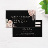 Bohoバラブラック紹介カード (デスク)