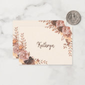 Bohoバラブリデスメイド提案 ノートカード (正面/裏面インサイチュ)