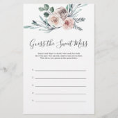 Bohoバラベイビーシャワー甘い混乱を推測 (正面)