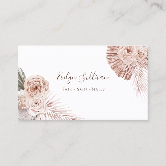 Bohoバラ名刺 名刺 (正面)