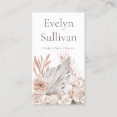 Bohoバラ名刺 名刺 (正面)