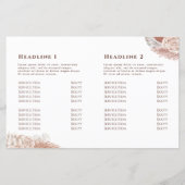 Bohoバラ2折パンフレット (裏面)