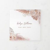 Bohoバラ3折パンフレット 三つ折りカード (カバー)