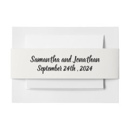 BOHOパステルガーデンカラーズ結婚式招待状 招待状ベリーバンド