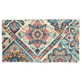 BOHOパターンキングサイズ 枕カバー