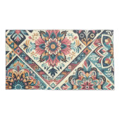 BOHOパターンペアキングサイズ 枕カバー (裏面-左)