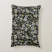 Bohoパターン02.wフローラ（ブラックBG） アクセントクッション (裏面(縦))