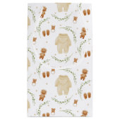 Bohoパタ男女兼用ーン赤ちゃんシャワー スモールペーパーバッグ (裏面)