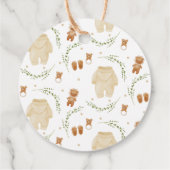 Bohoパタ男女兼用ーン赤ちゃんシャワー フェイバータグ (裏面)