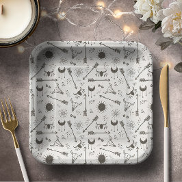 Bohoパタ素朴ーンID1109 ペーパープレート