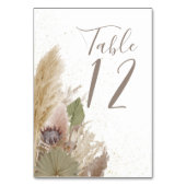 BOHOパンパスグラス水彩表番号 テーブルナンバー (正面)