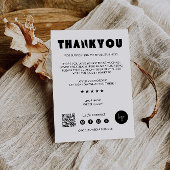 Bohoビジネスパッケージ挿入カード サンキューカード