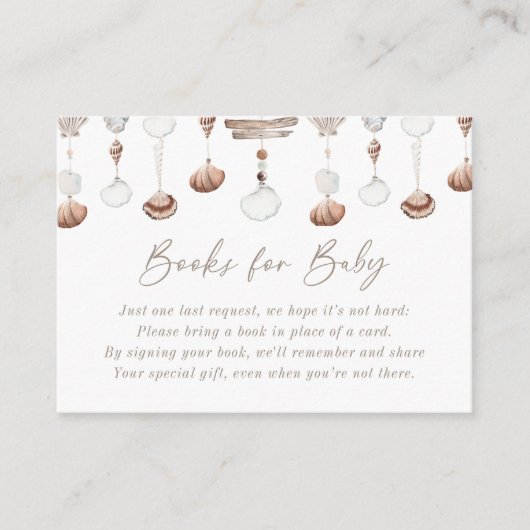 Bohoビーチベビーカード用ブック エンクロージャーカード (正面)