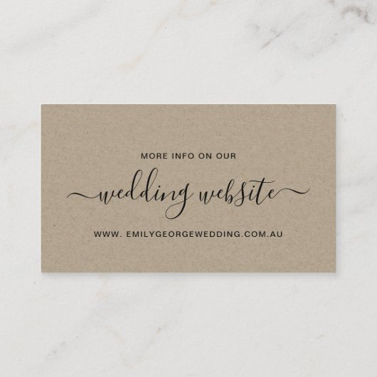 BOHOピンクキリストTHORN CACTI開花結婚のウェブサイト 名刺 (裏面)