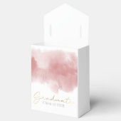 Bohoピンクシンプル色の写真卒業パーティー フェイバーボックス (オープン)