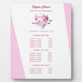 Bohoピンクフローラ裁縫機船員価格 フォトプラーク (正面)