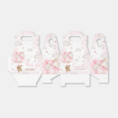 Bohoピンクベアーバルーン赤ちゃんシャワー フェイバーボックス (折り畳みなし)