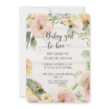 BOHOピンク素朴の花ママと蜂シャワー