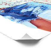 Bohoピースレインボーポスター ポスター (コーナー)