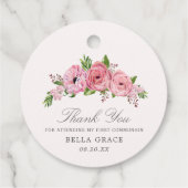 Bohoピ素朴ンクフローラ第一聖餐会 フェイバータグ (裏面)