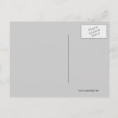 BohoファッションDiva任意のカスタム色の背景 ポストカード (裏面)