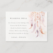 Bohoフェザー夢結婚キャッチャーの願い上手 エンクロージャーカード (正面)