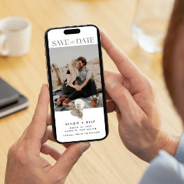 Bohoフォトウェディング日付を保存 セーブザデート