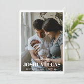 Bohoフォトウェディング日付カードを保存 招待状 (スタンド正面)