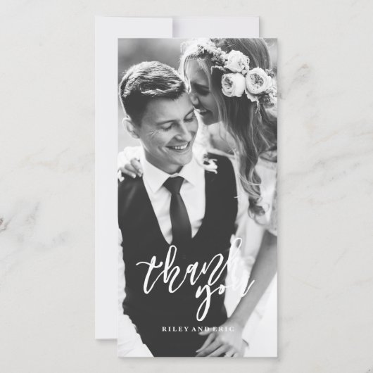 bohoフォトサンキューカード サンキューカード (正面)