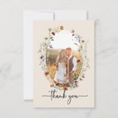 Bohoフォトサンキューカード サンキューカード (正面)