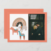 Bohoフォトホリデーシーズン葉書 ポストカード (正面/裏面)