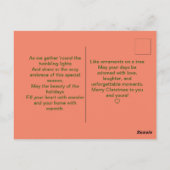 Bohoフォトホリデーシーズン葉書 ポストカード (裏面)