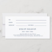 bohoフォークアート花ギフト券 (裏面)