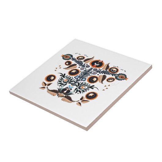 Bohoフォークパターン タイル (側面)