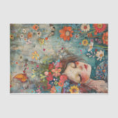 BOHOフラワーガールデコップページ 薄葉紙 (正面)