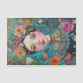 BOHOフラワーガールデコップページ 薄葉紙 (正面)