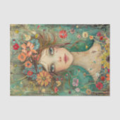 BOHOフラワーガールデコップページ 薄葉紙 (正面)