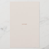 Bohoフラワーズテラコッタアーチ日付カードを保存 (裏面)