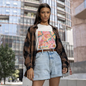 Bohoフラワーズ秋愛するTシャツ Tシャツ