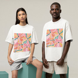 Bohoフラワーズ秋愛するTシャツ Tシャツ