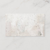 bohoフラワーベビーシャワーおむつラッフルカード エンクロージャーカード (裏面)