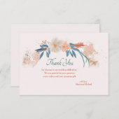 Bohoフレームサンキューカード サンキューカード (正面/裏面)